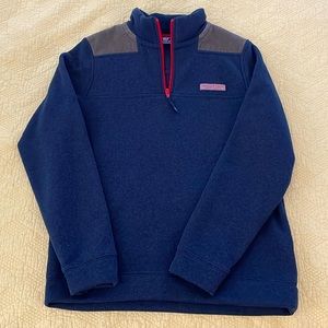 Youth large Vineyard Vines heavyweight quarter zip fleece